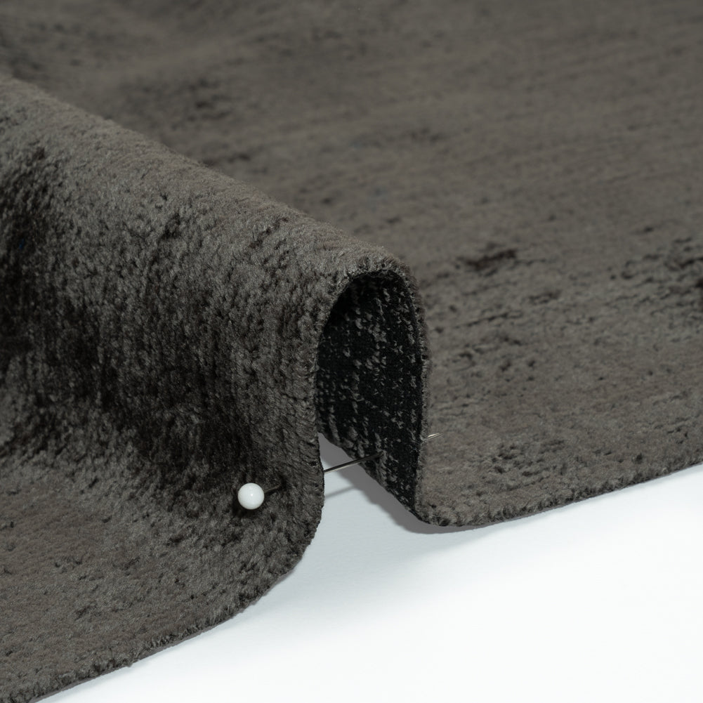 Upholstery Chenille - Asphalt Monotone Abstract - Timbrell Collection