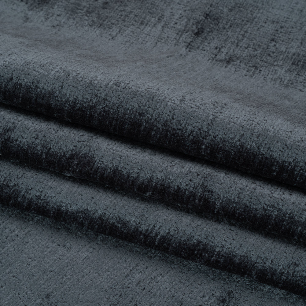 Upholstery Chenille - Blackberry Monotone Abstract - Timbrell Collection