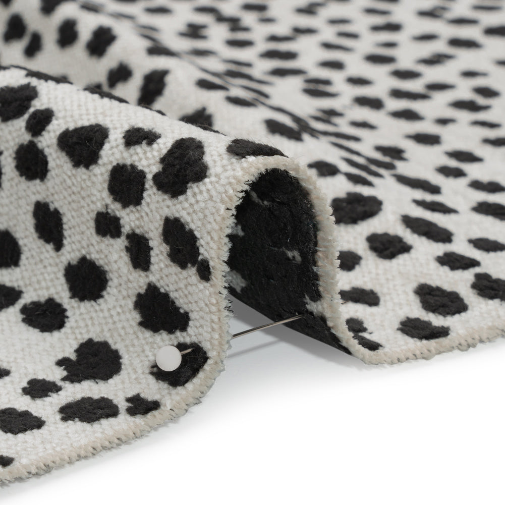 Upholstery Chenille - Piano Spotted - Piperhill Collection