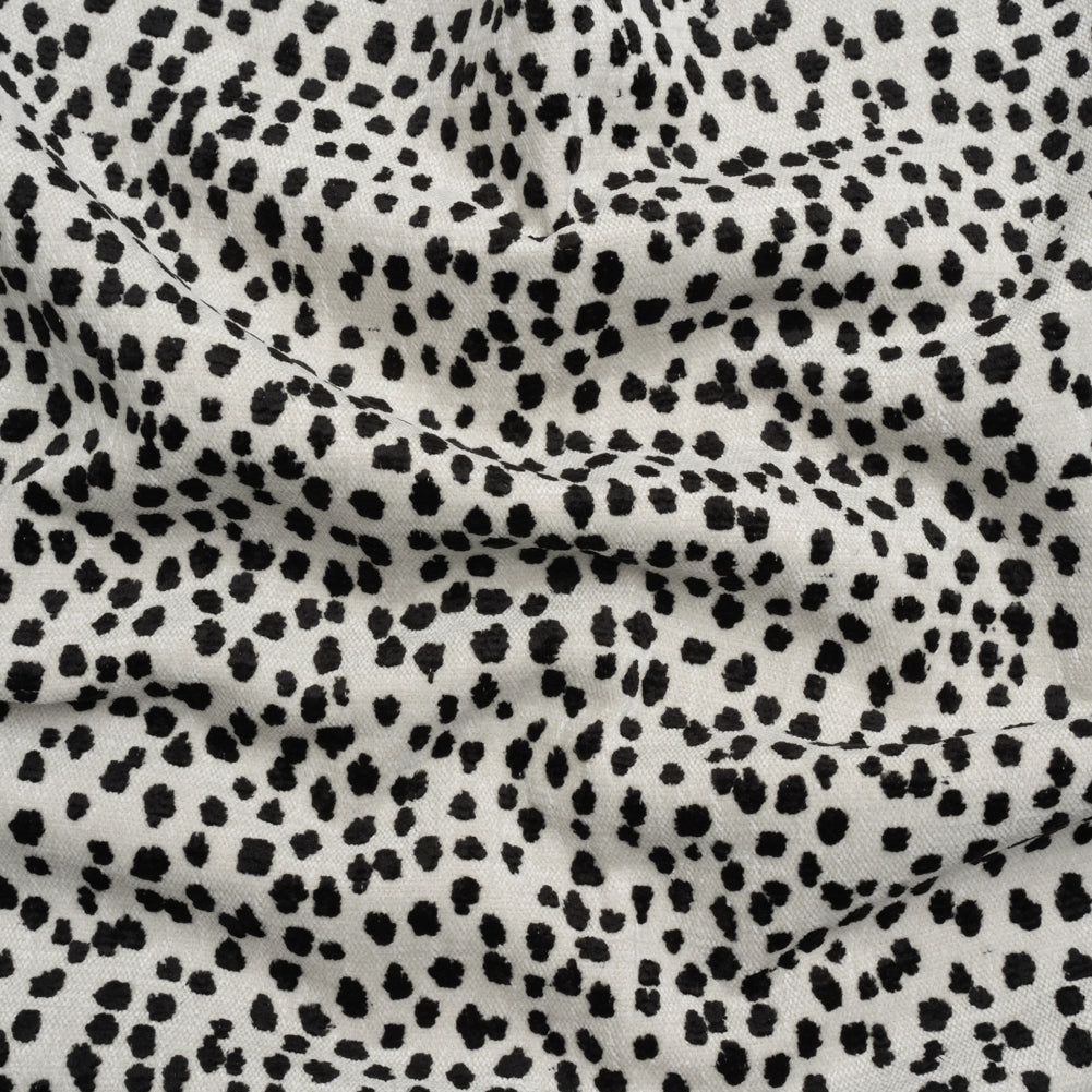 Upholstery Chenille - Piano Spotted - Piperhill Collection