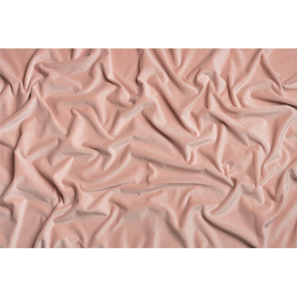 Cotton and Polyester Upholstery Velvet - Blush - Banton Collection
