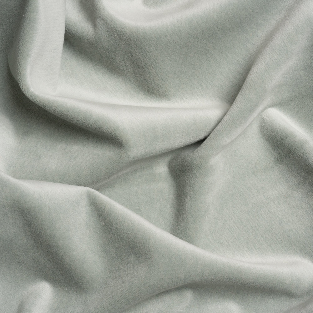 Cotton and Polyester Upholstery Velvet - Cloud - Banton Collection