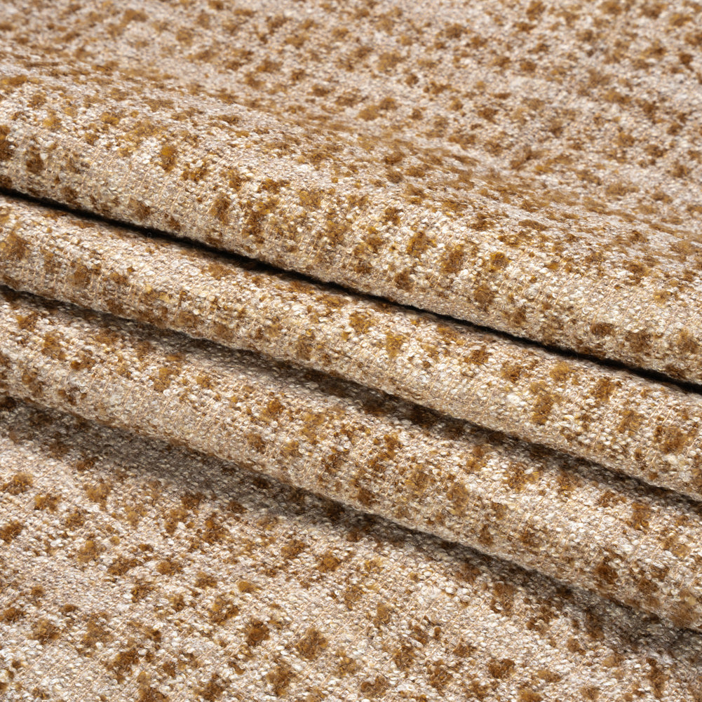 Tweedy Upholstery Boucle - Khaki - Torlea Collection