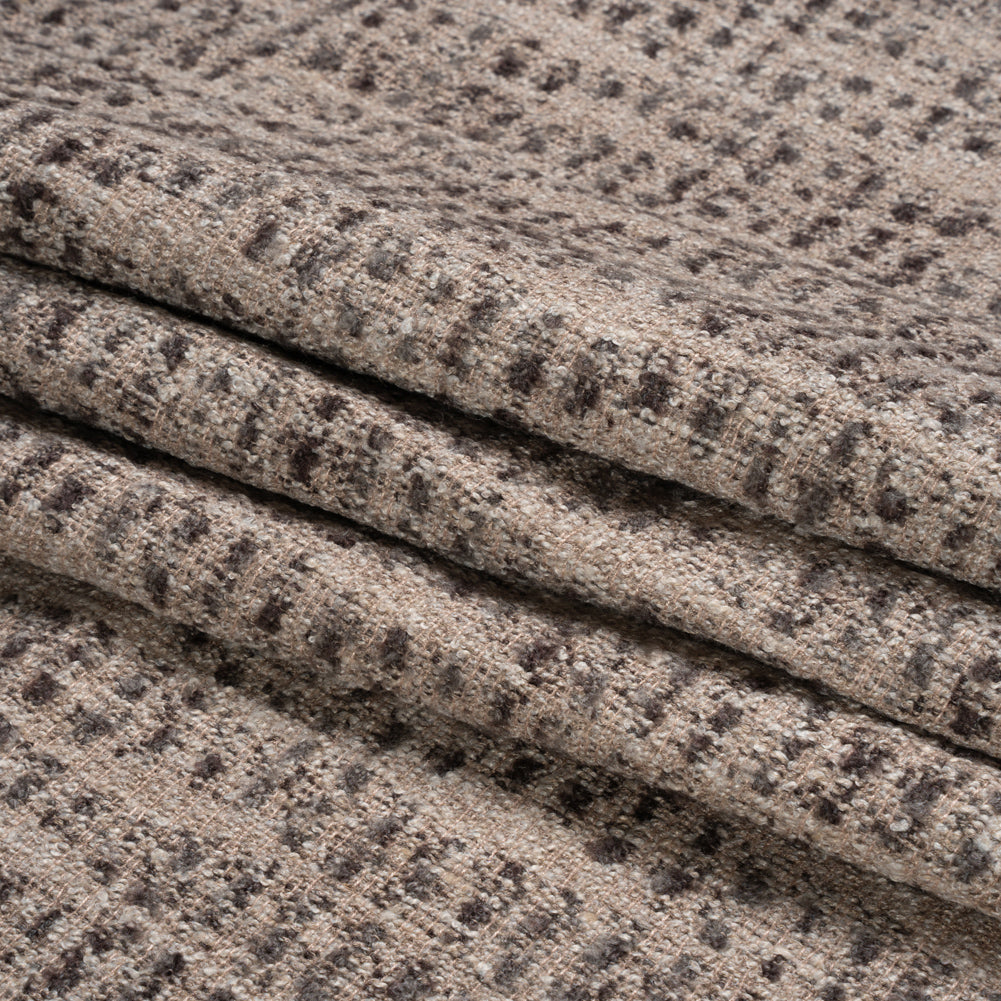 Tweedy Upholstery Boucle - Mocha - Torlea Collection