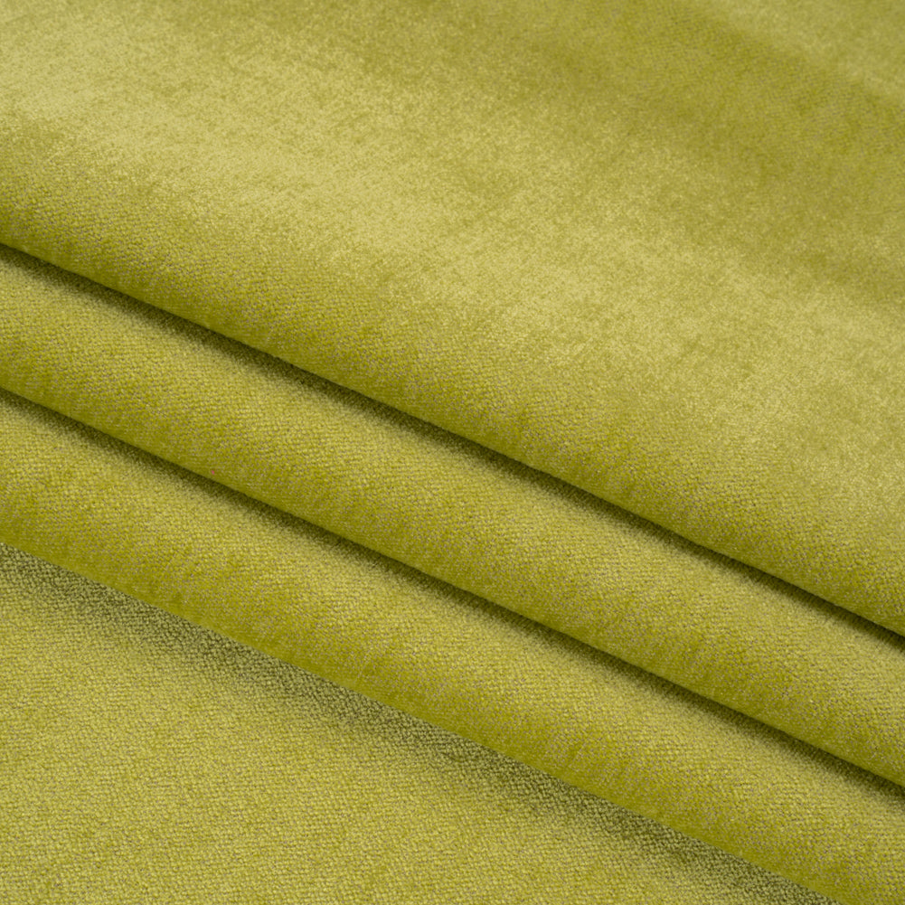 Upholstery Chenille with Latex Backing - Apple - Tonnet Collection