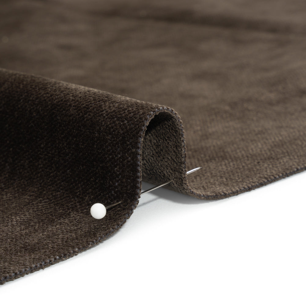 Upholstery Chenille with Latex Backing - Black Walnut - Tonnet Collection
