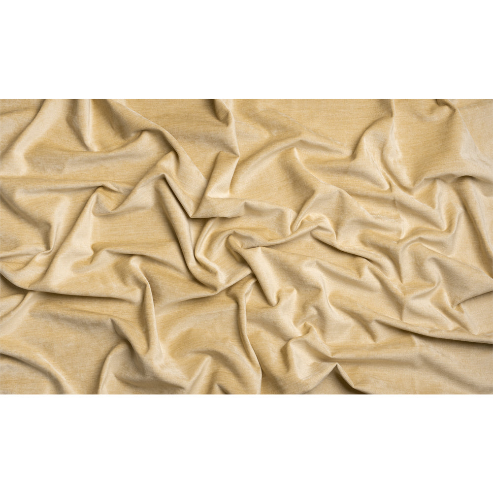 Upholstery Chenille with Latex Backing - Buttercream - Tonnet Collection