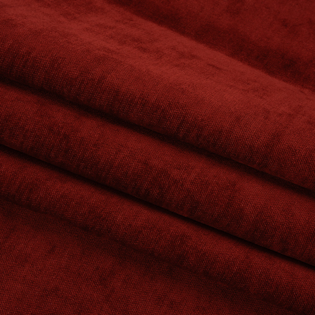 Upholstery Chenille with Latex Backing - Chili Pepper - Tonnet Collection