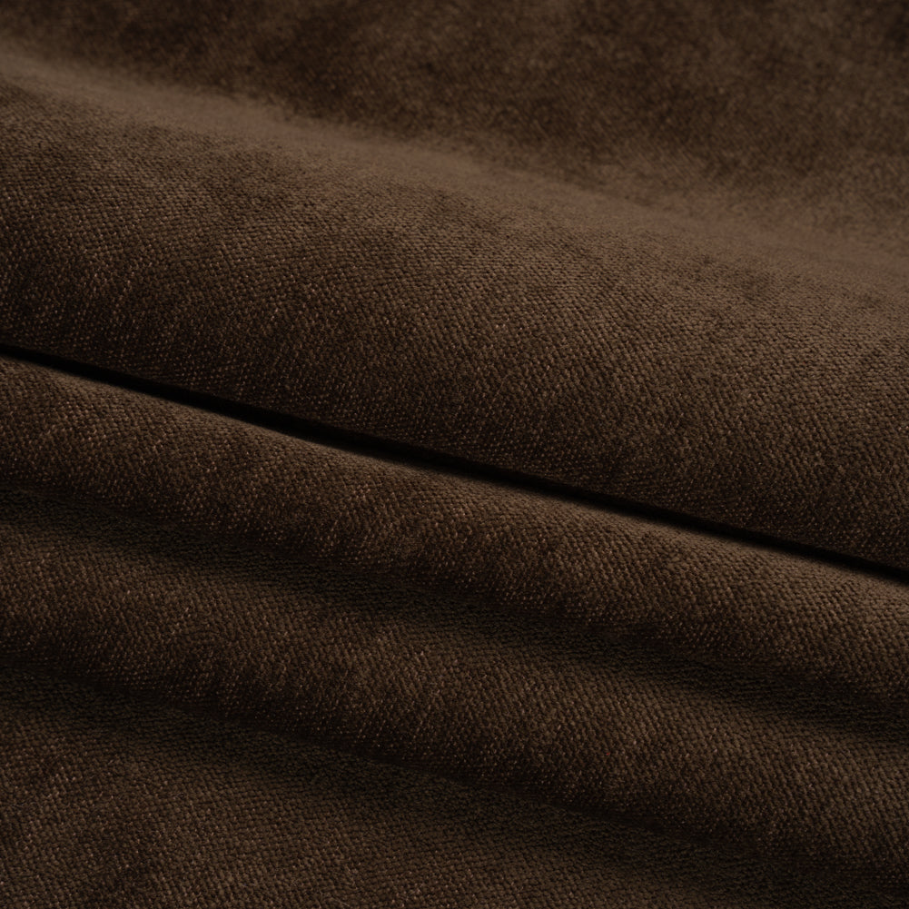Upholstery Chenille with Latex Backing - Espresso - Tonnet Collection