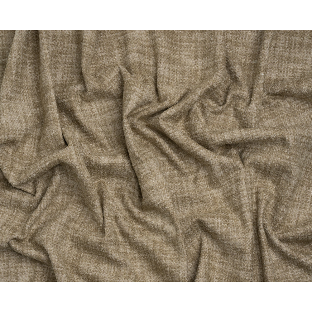 Tweed Upholstery Boucle with Latex Backing - Linen - Algrove Collection
