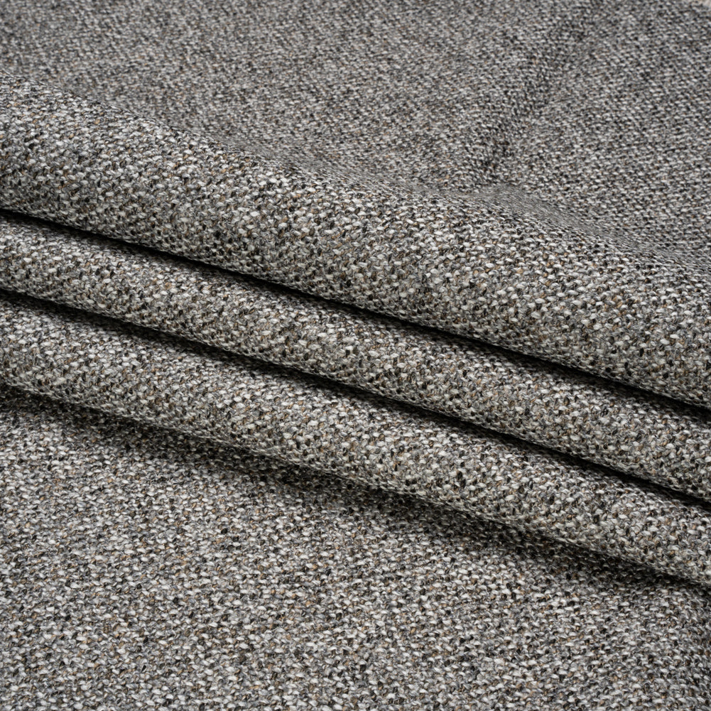 Upholstery Tweed with Latex Backing - Frost Gray - Wyverstone Collection