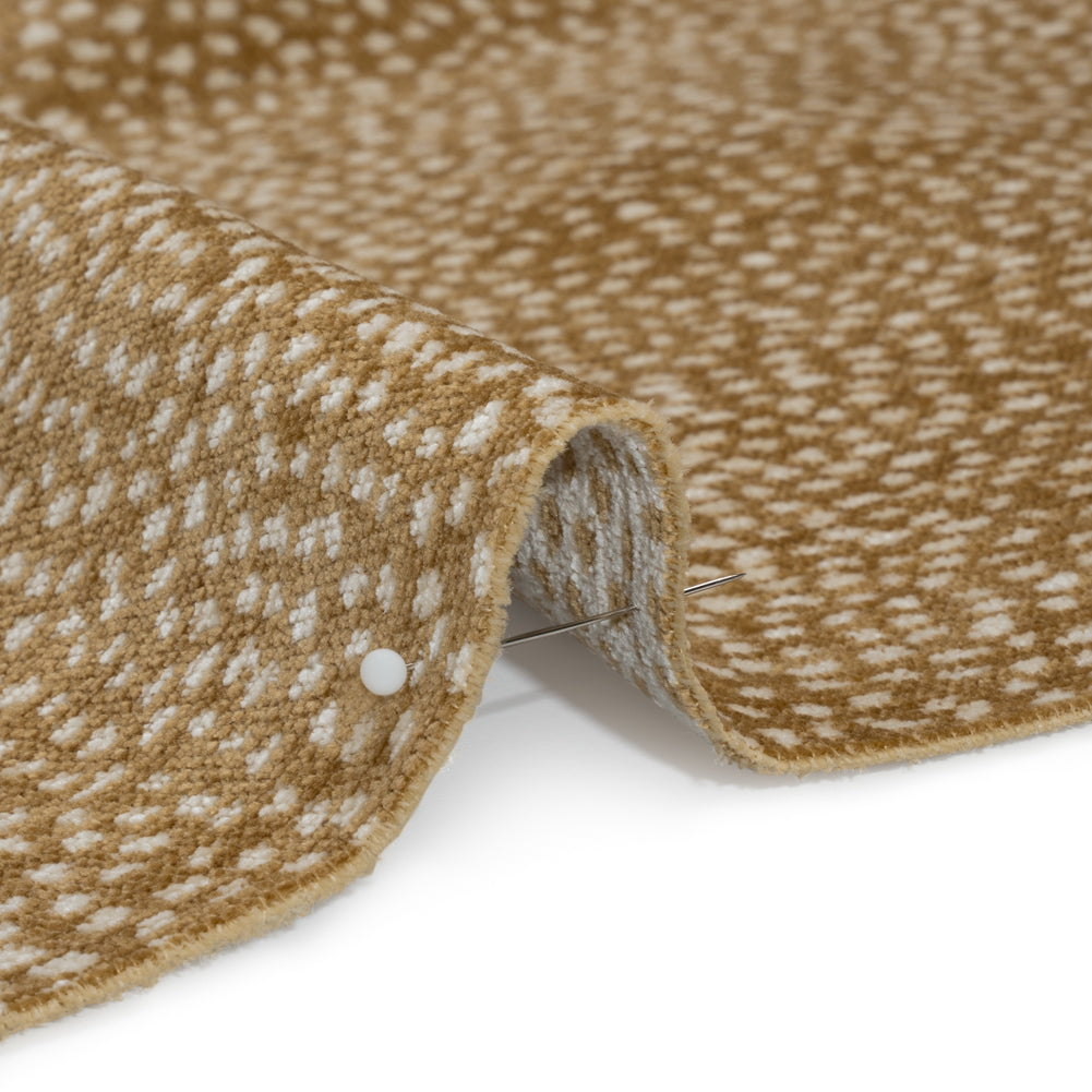 Upholstery Chenille - Curry Spotted - Remus Collection