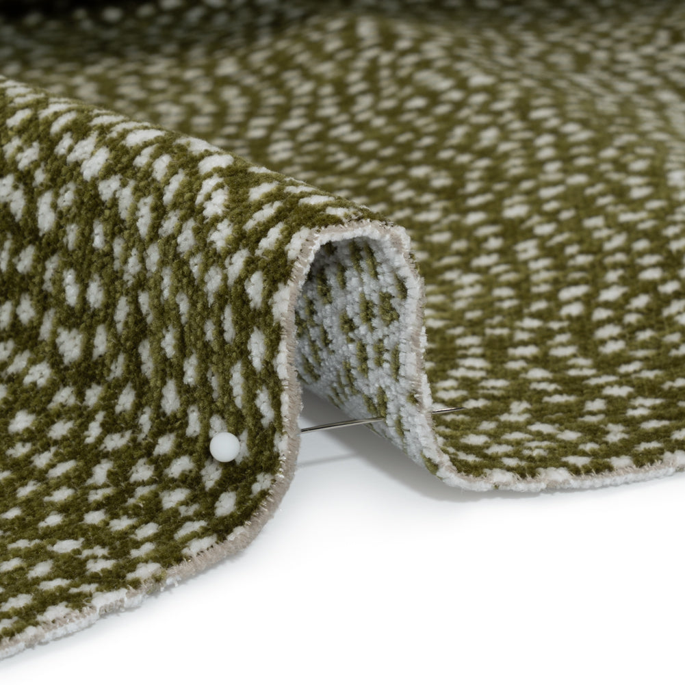 Upholstery Chenille - Dirty Martini Spotted - Remus Collection
