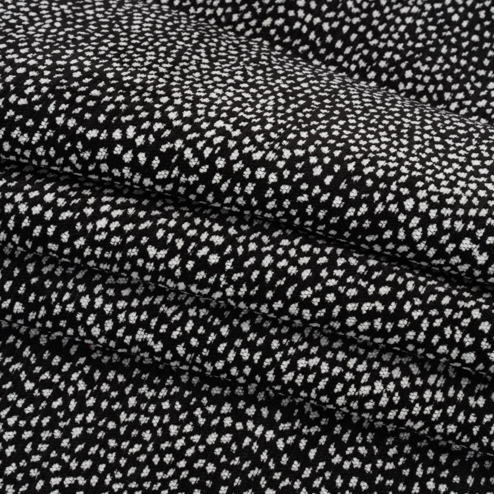 Upholstery Chenille - Ebony Spotted - Remus Collection