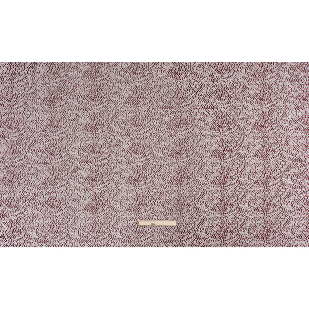 Upholstery Chenille - Raspberry Spotted - Remus Collection