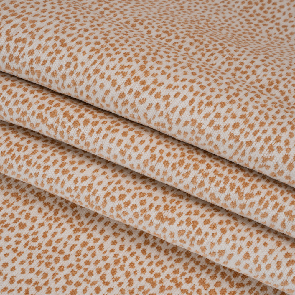 Upholstery Chenille - Rose Spotted - Remus Collection
