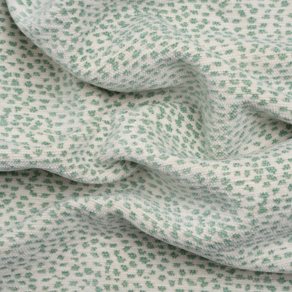 Upholstery Chenille - Sky Spotted - Remus Collection