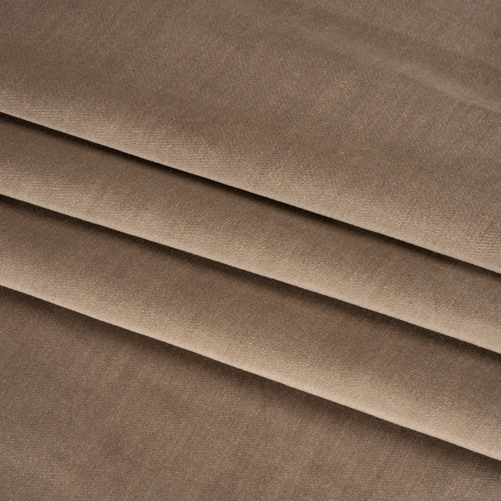 Low Pile Upholstery Velvet - Cocoa - Somerset Collection