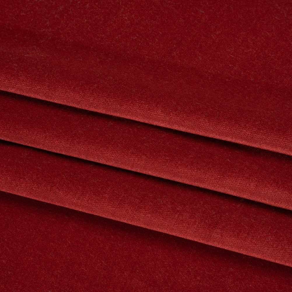 Low Pile Upholstery Velvet - Ruby - Somerset Collection