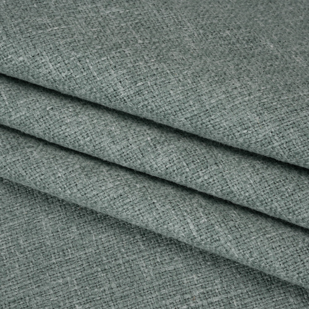 Polyester and Linen Textured Upholstery Woven - Chambray - Georgia Collection