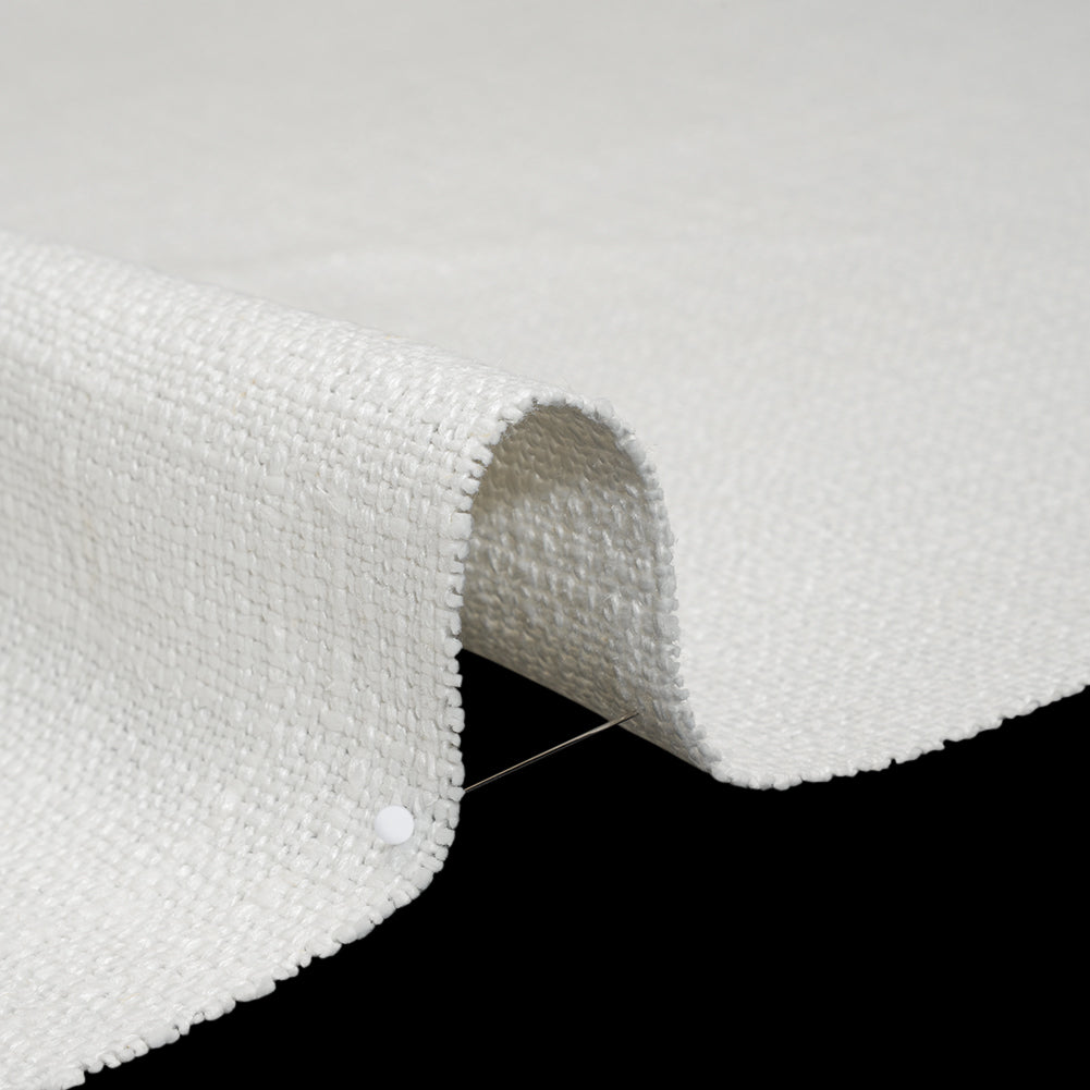 Polyester and Linen Textured Upholstery Woven - Optic - Georgia Collection