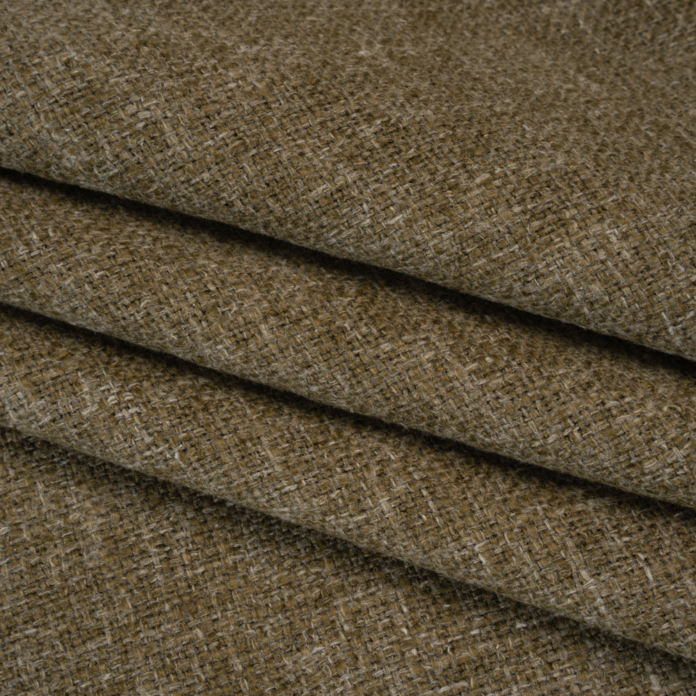 Polyester and Linen Textured Upholstery Woven - Silver Sage - Georgia Collection