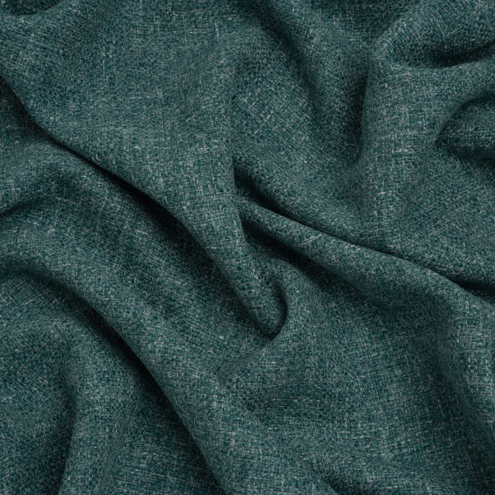 Polyester and Linen Textured Upholstery Woven - Spruce - Georgia Collection