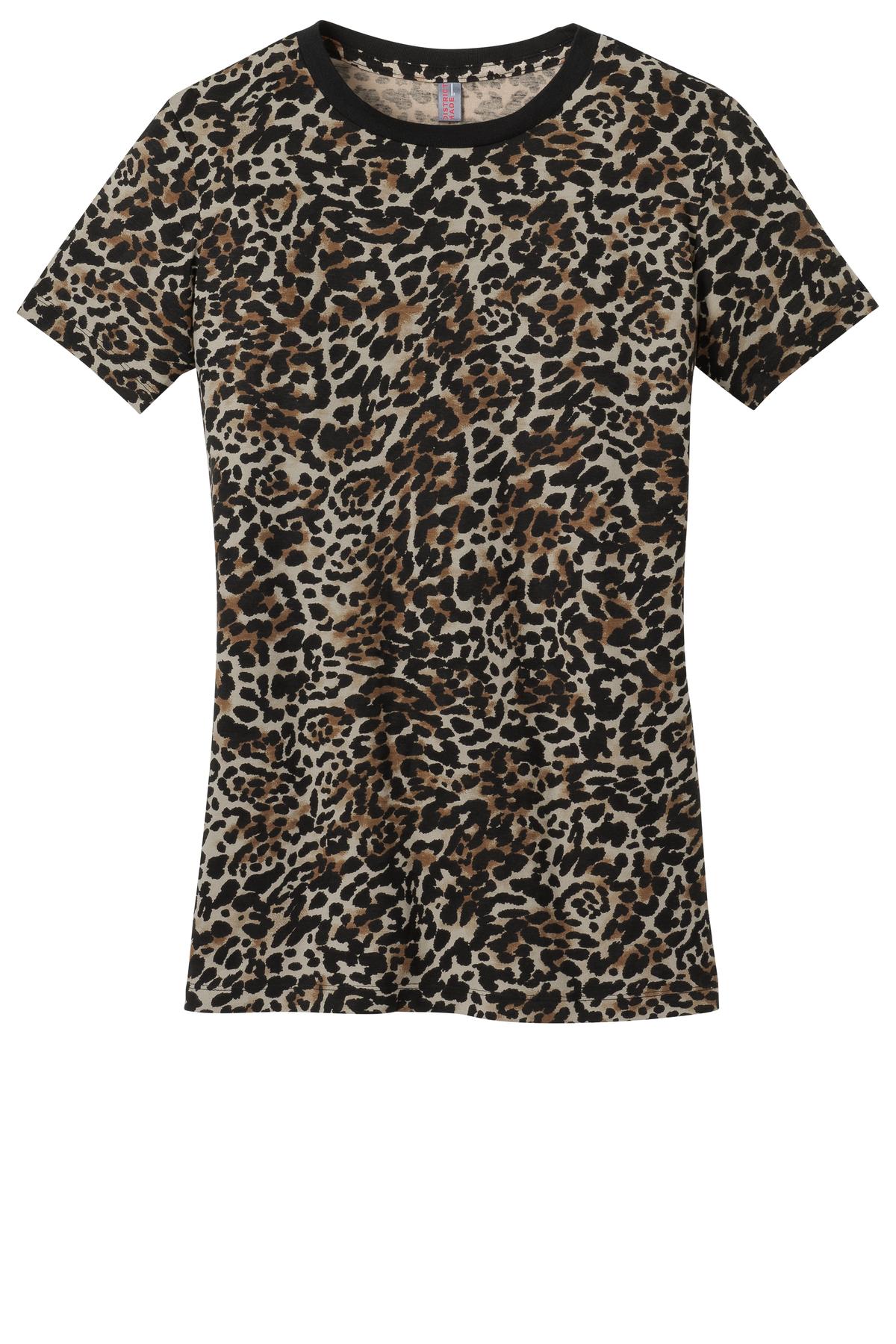 District® - Ladies Perfect Weight® Camo Crew Tee