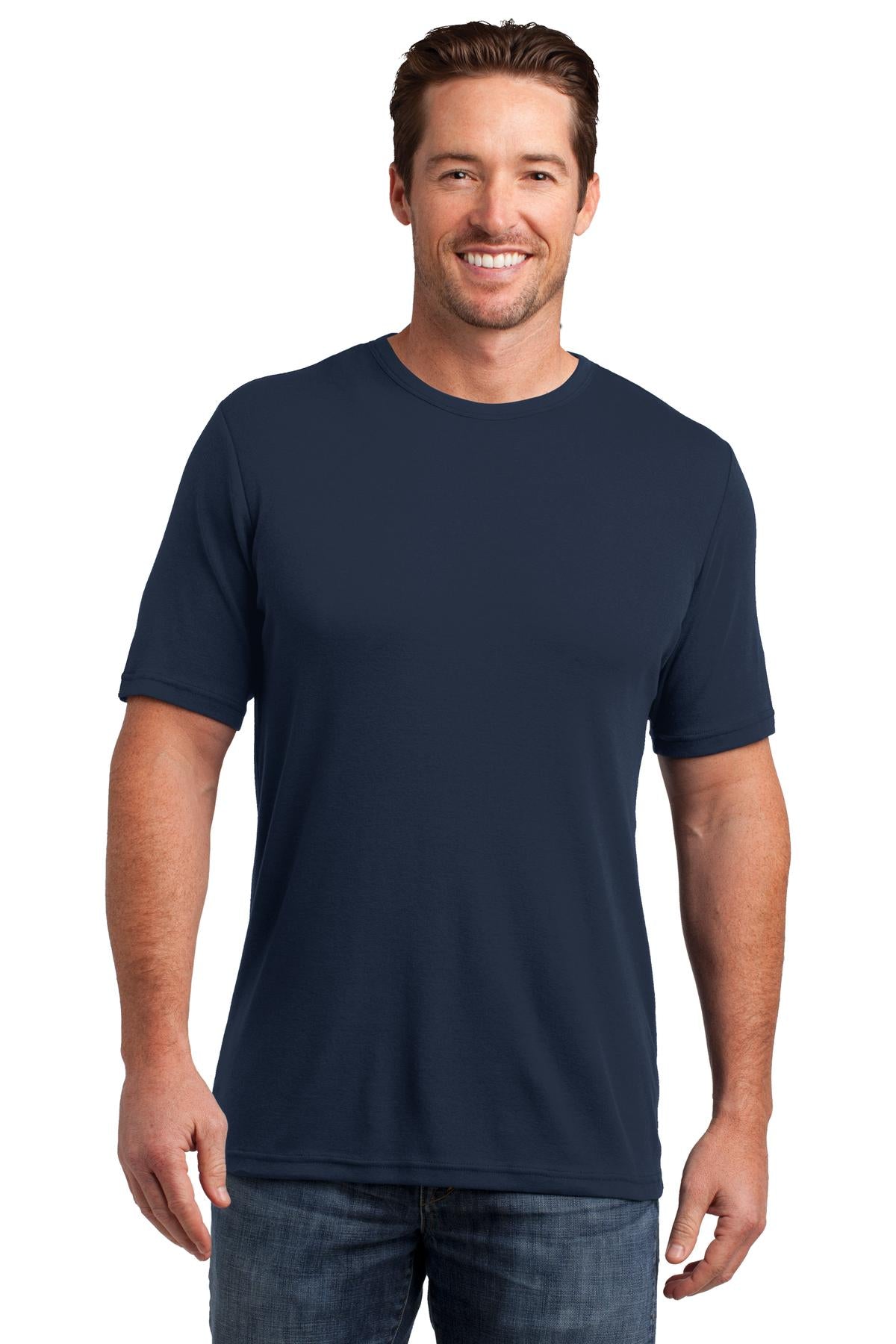 District Made® Mens Mini Rib Crew Tee