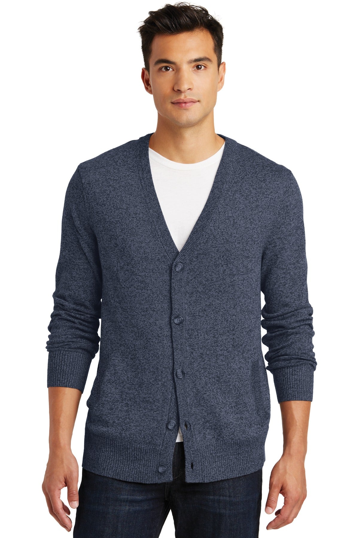 District Made® - Mens Cardigan Sweater