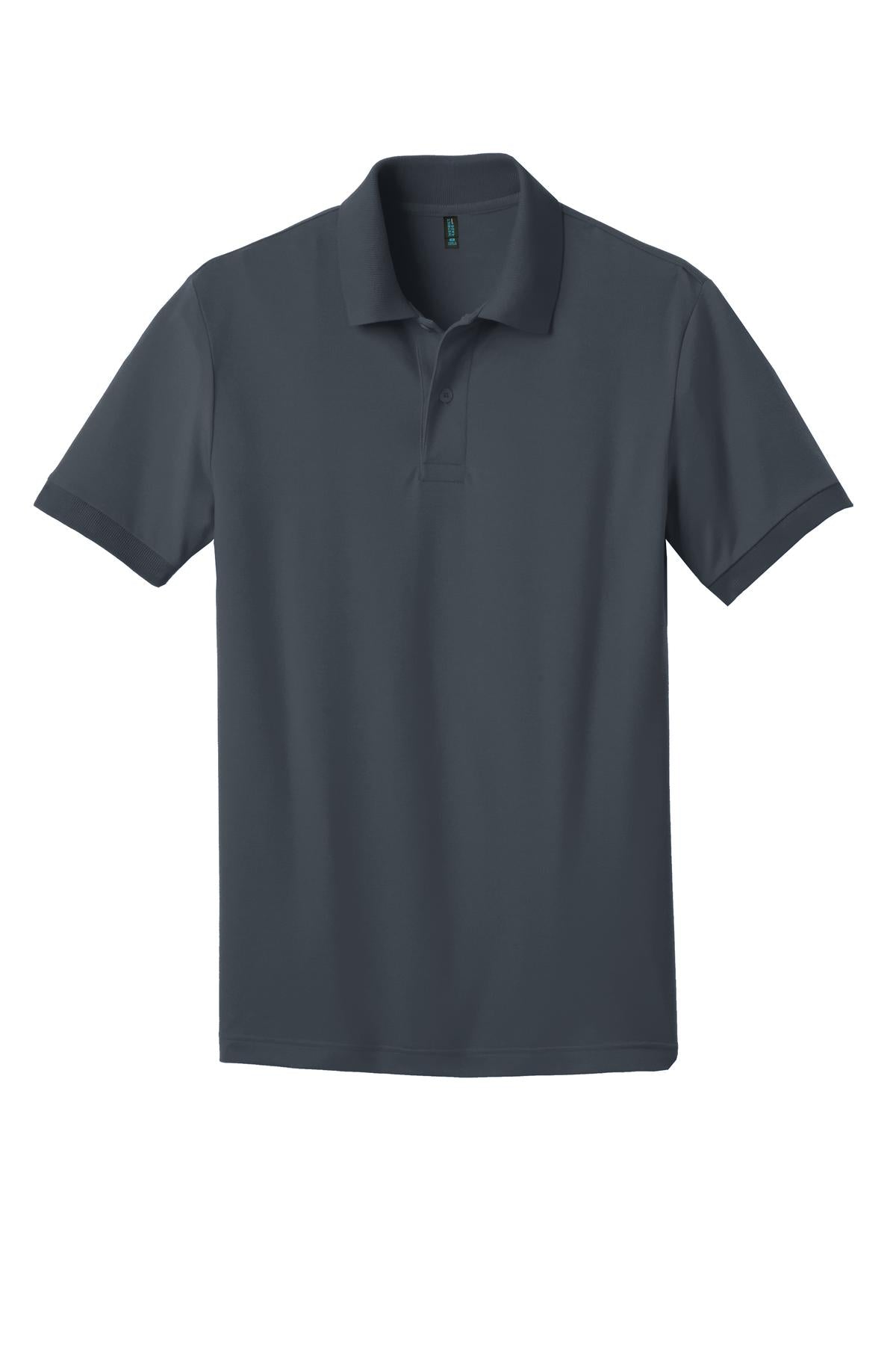 District Made® Mens Stretch Pique Polo