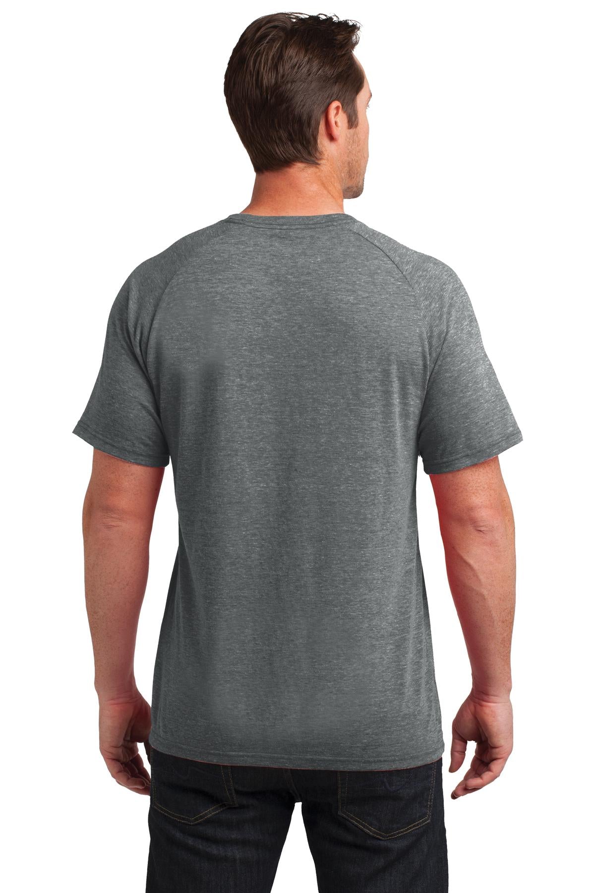 District Made® Mens Tri-Blend Pocket Tee