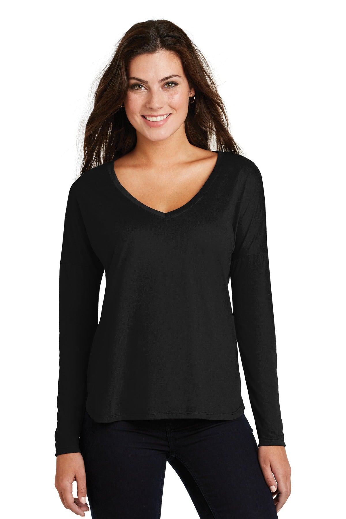 District ® Women's Drapey Long Sleeve Tee
