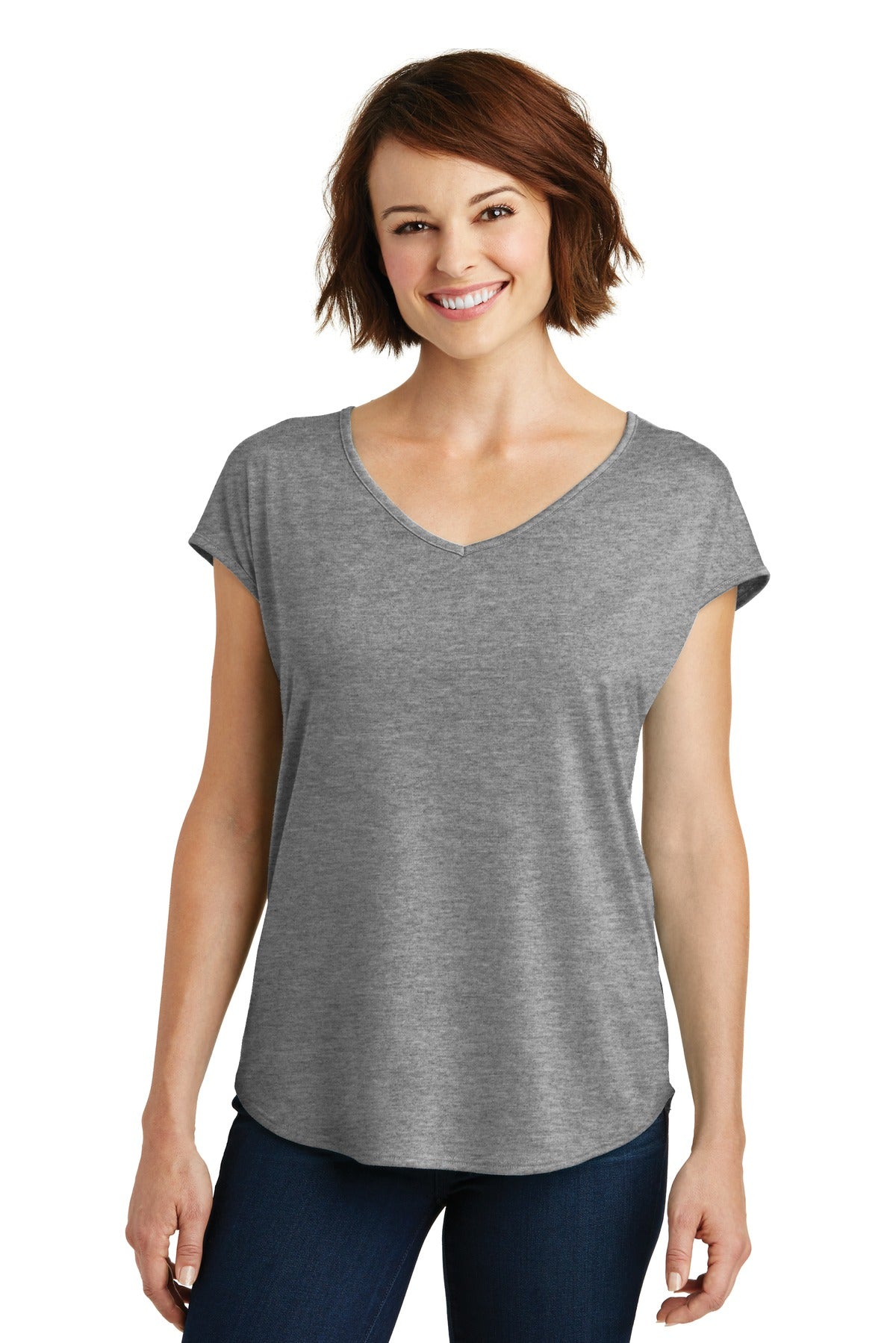 District ® Women's Drapey Cross-Back Tee