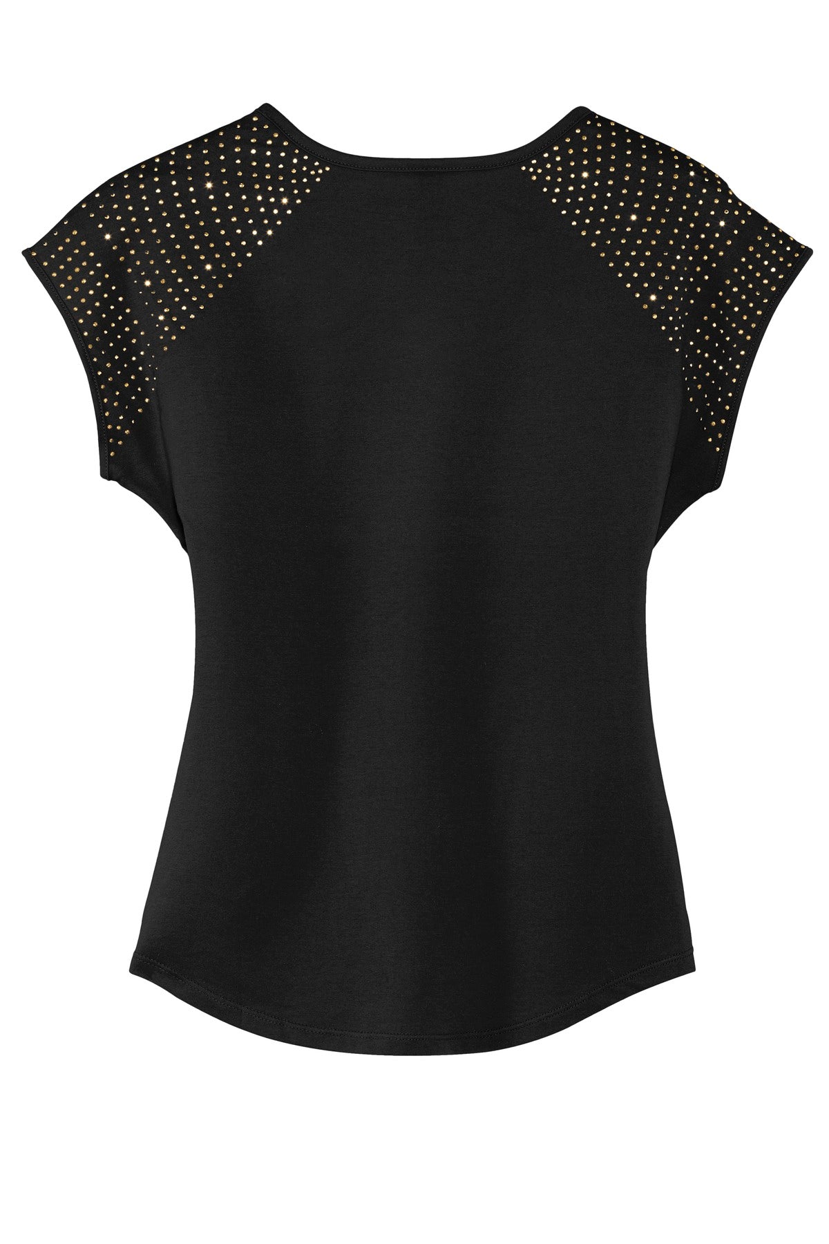 District Made® Ladies 60/40 Bling Tee