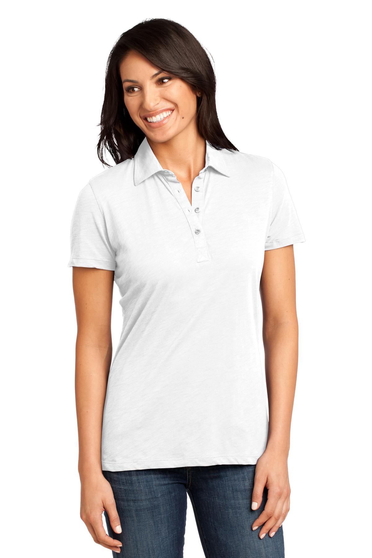 District Made® - Ladies Slub Polo