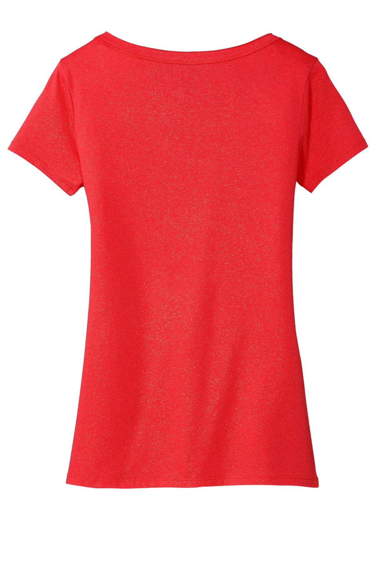 District Made® Ladies Shimmer V-Neck Tee