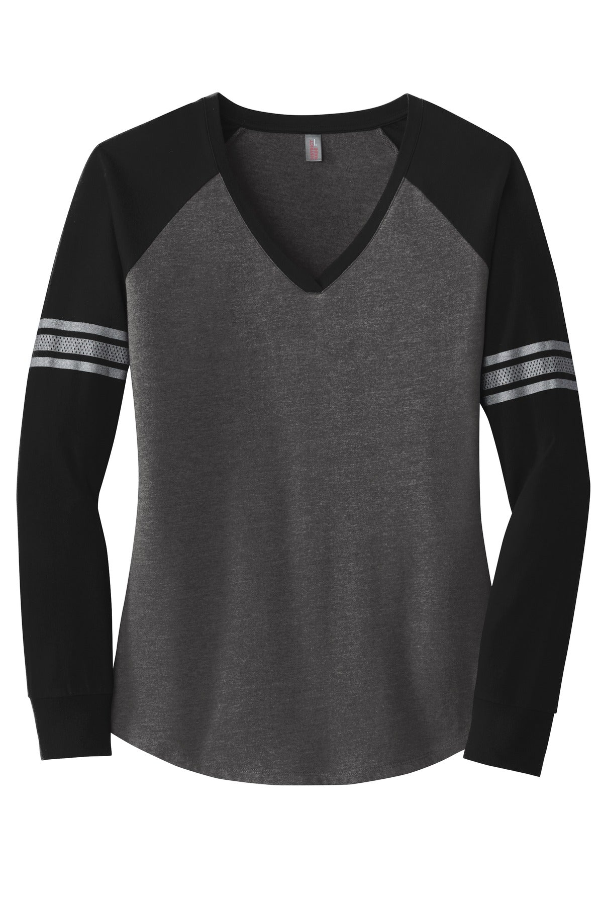 District ® Women's Game Long Sleeve V-Neck Tee