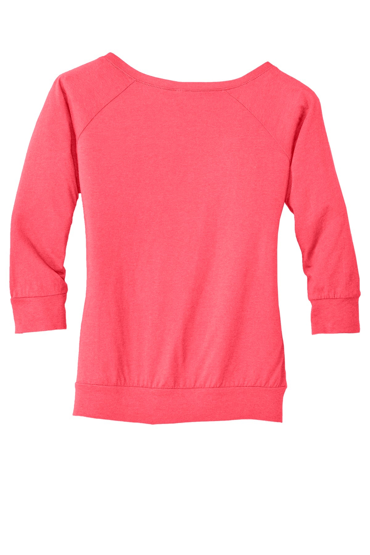 District Made® - Ladies Modal Blend 3/4-Sleeve Raglan