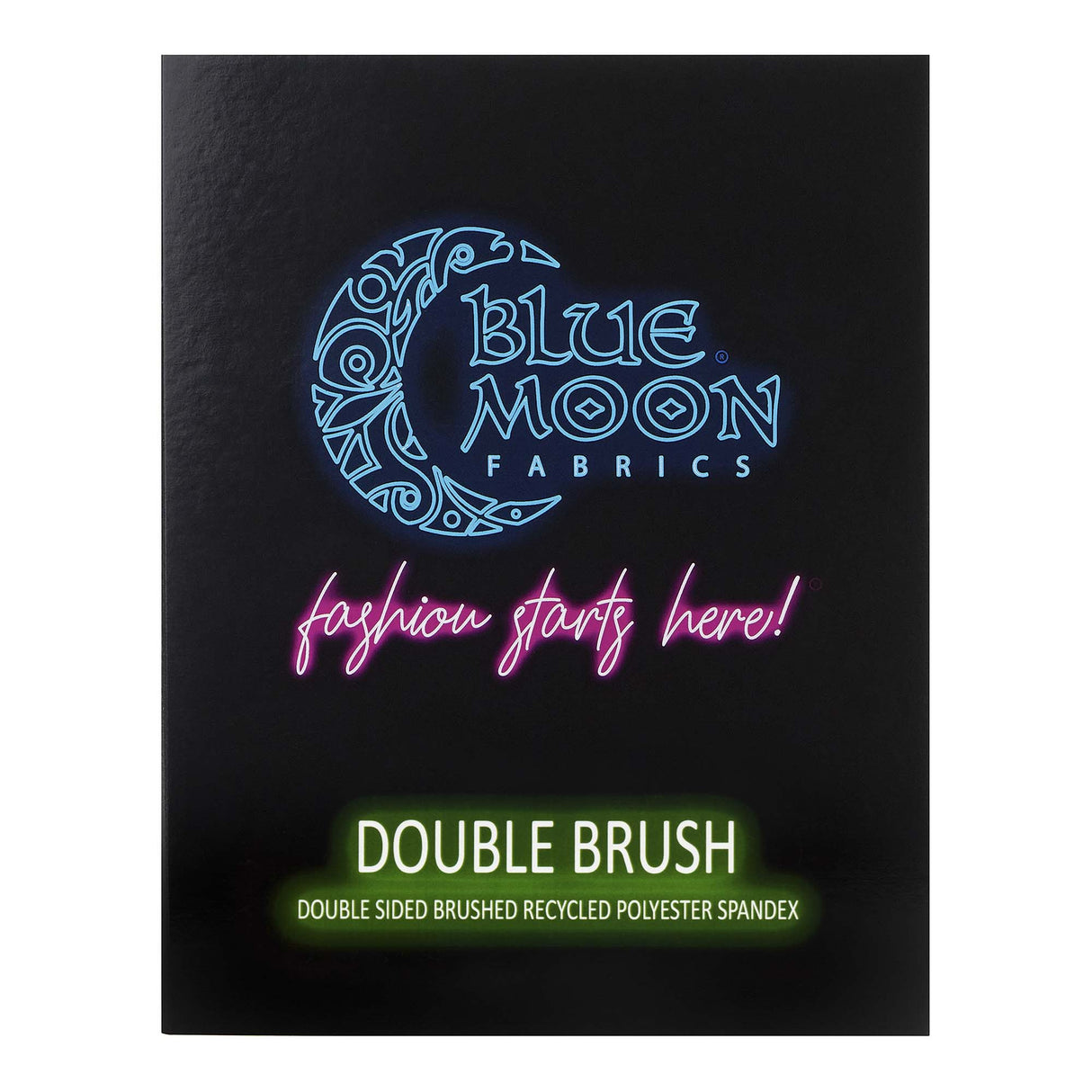 Double Sided Brushed Recycled Polyester Spandex Fabric - Color Card, 26 Colors (1 Card)