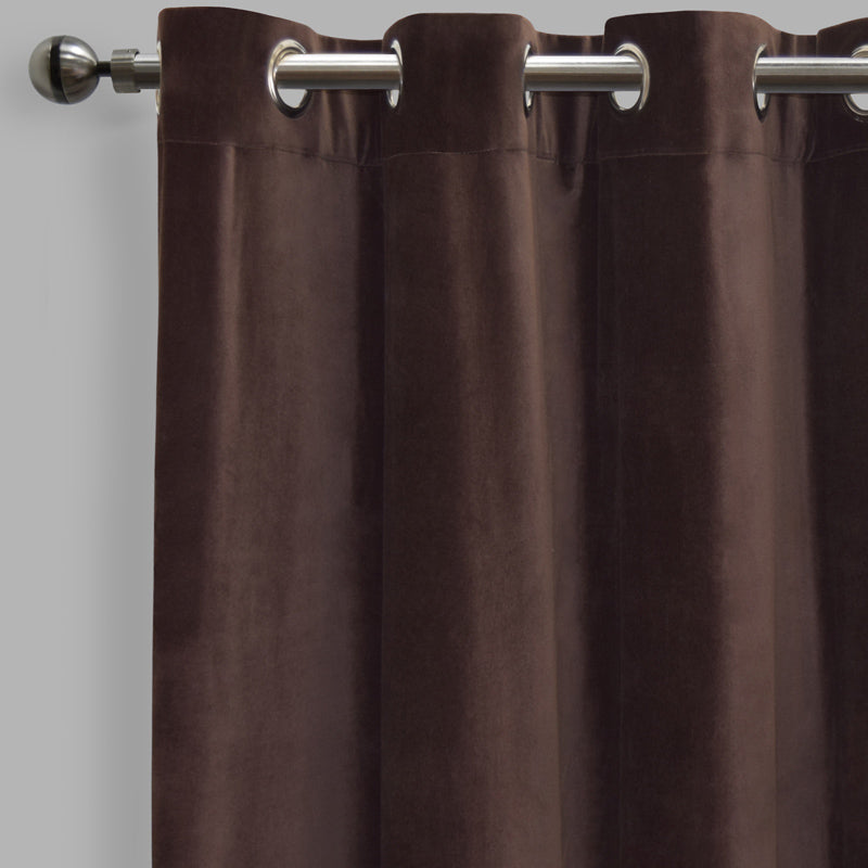 Frank Curtain Panels Polyester Fabric - Heavy Weight Textured Velvet, Room Darkening, 54" X 108" (Sold By The Pair)