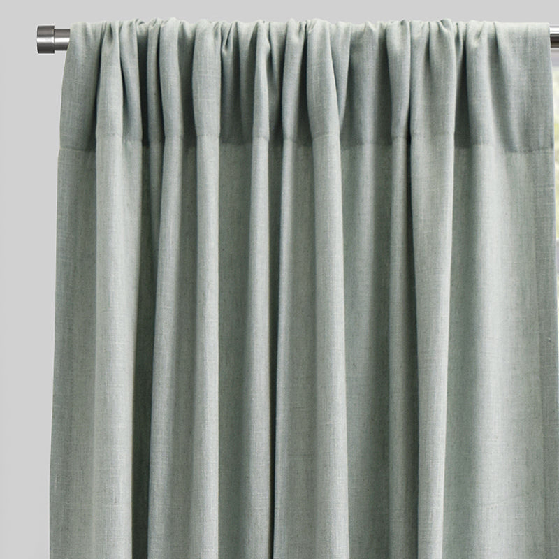 Saint Linen Blend Curtains - Solid, 54" X 96", Rod Pocket (1 Pair)
