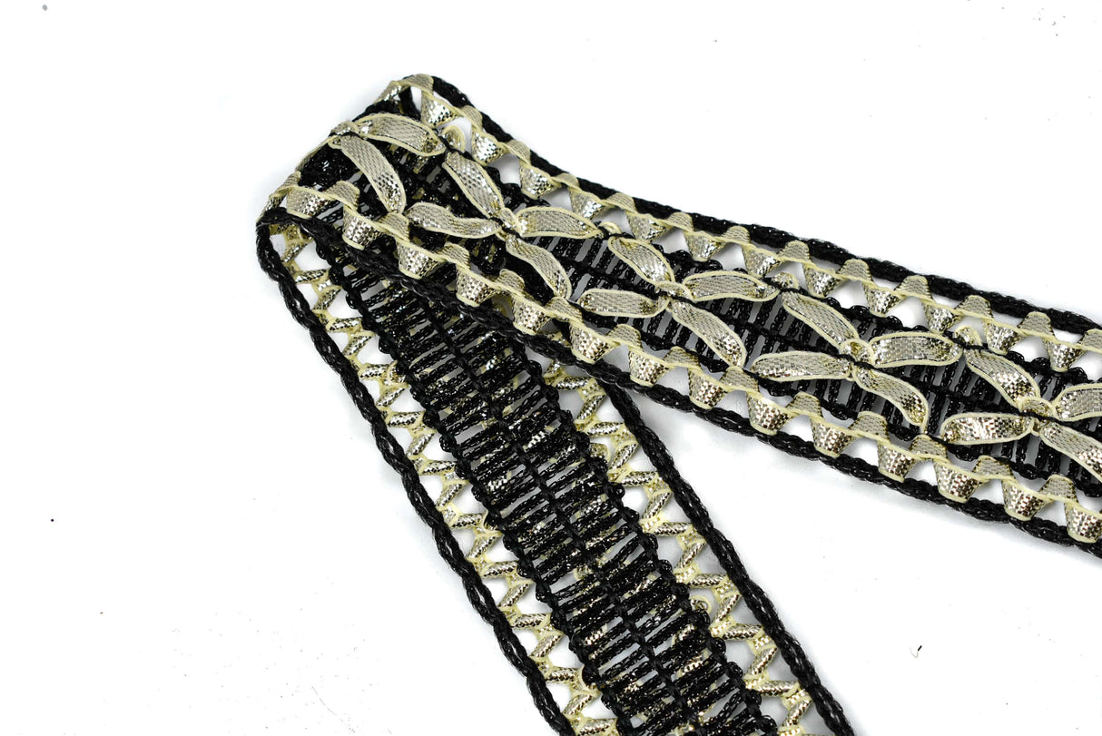 Metallic X Design Reflective Silver Trim