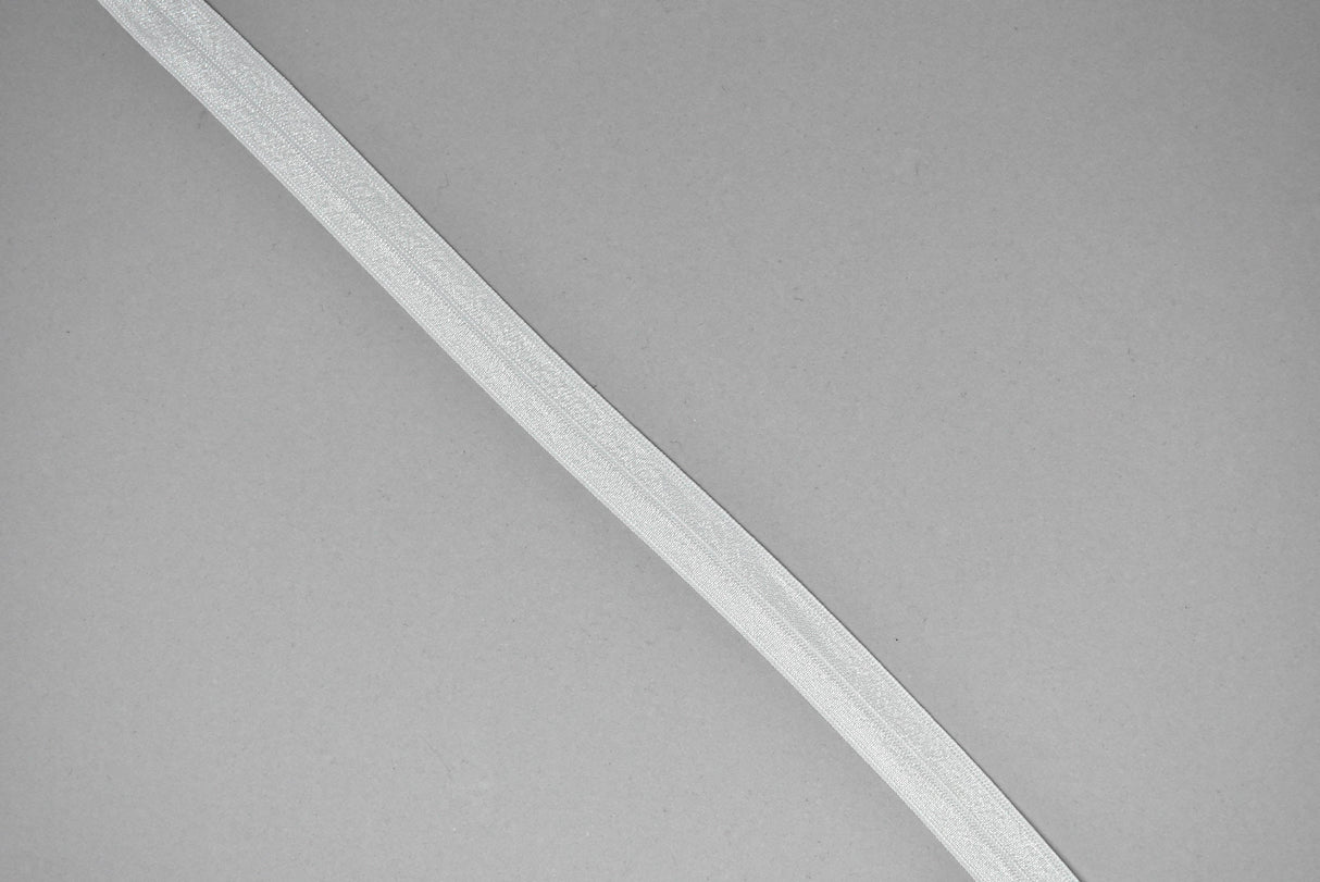 Fold-Over Elastic White 5/8in Roll