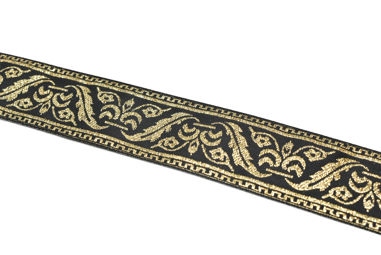 Jacquard Ribbon Metallic 1.40"