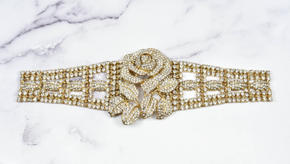 Gold Rhinestone Buckles