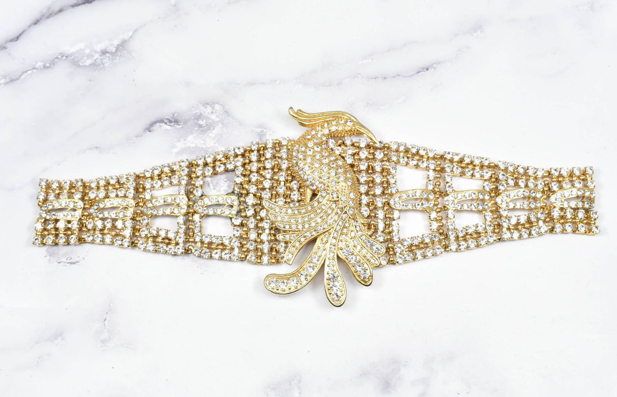 Gold Rhinestone Buckles
