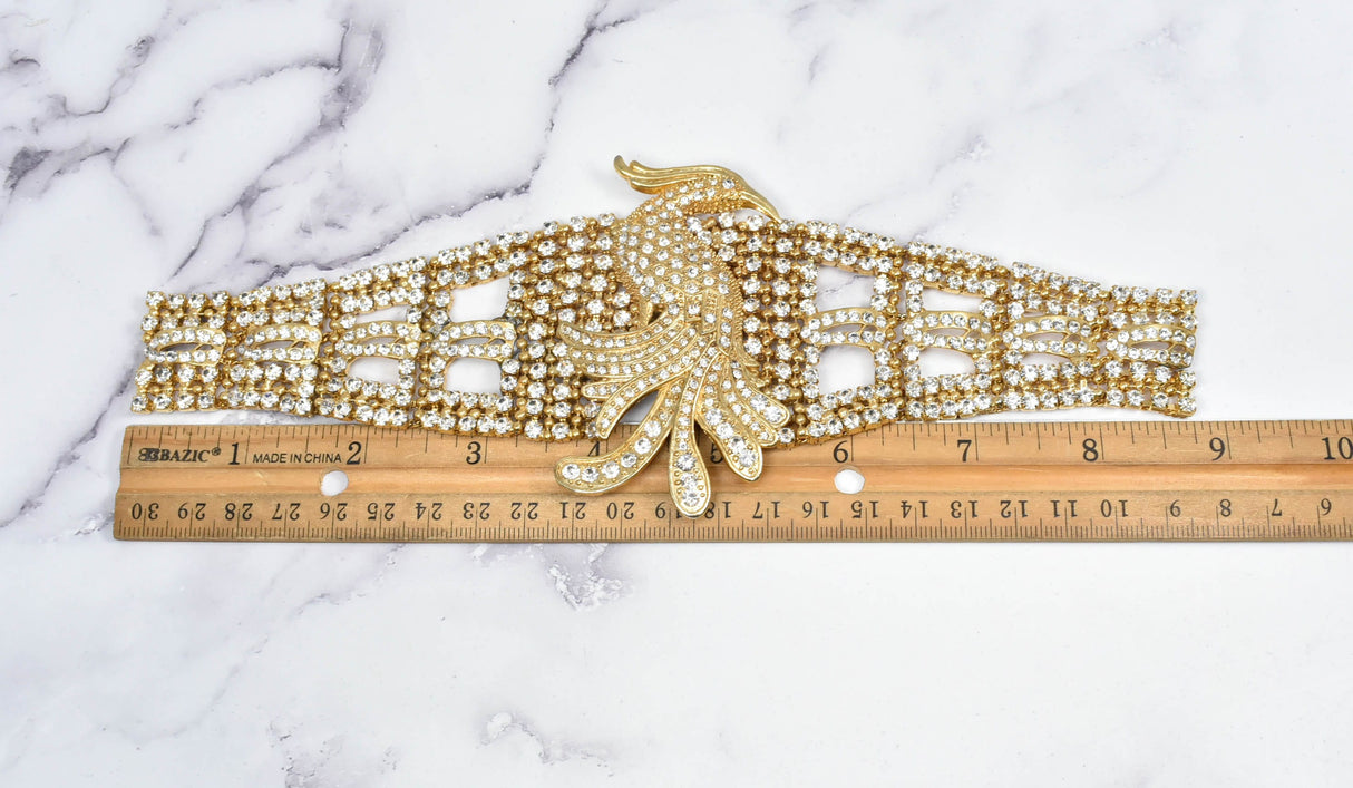 Gold Rhinestone Buckles