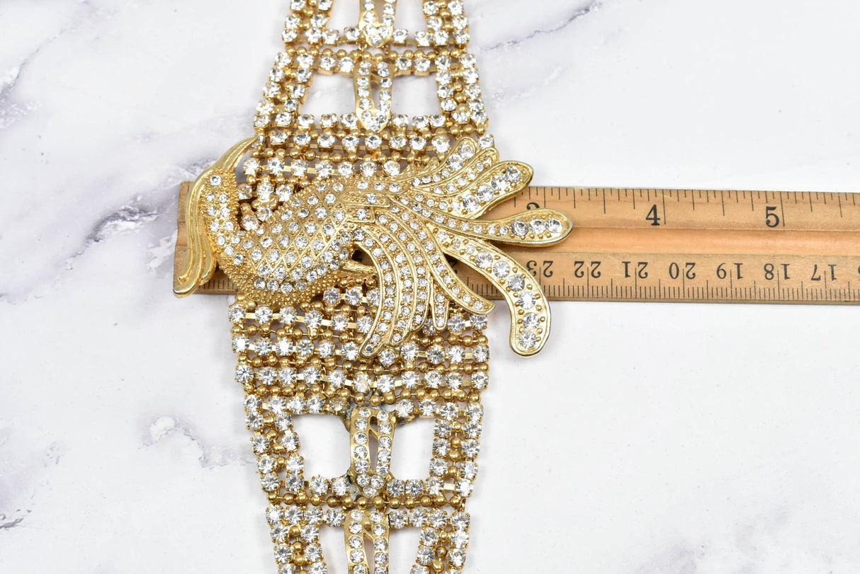 Gold Rhinestone Buckles