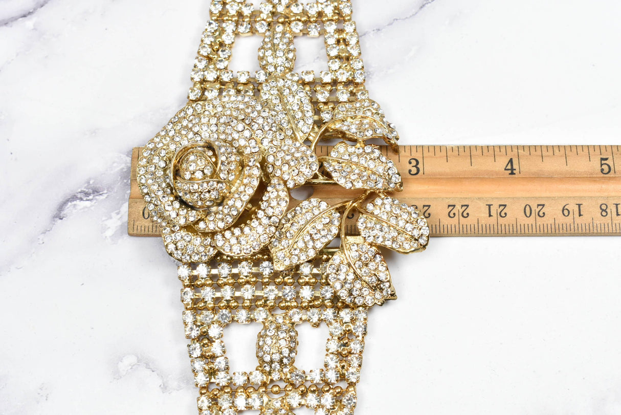 Gold Rhinestone Buckles
